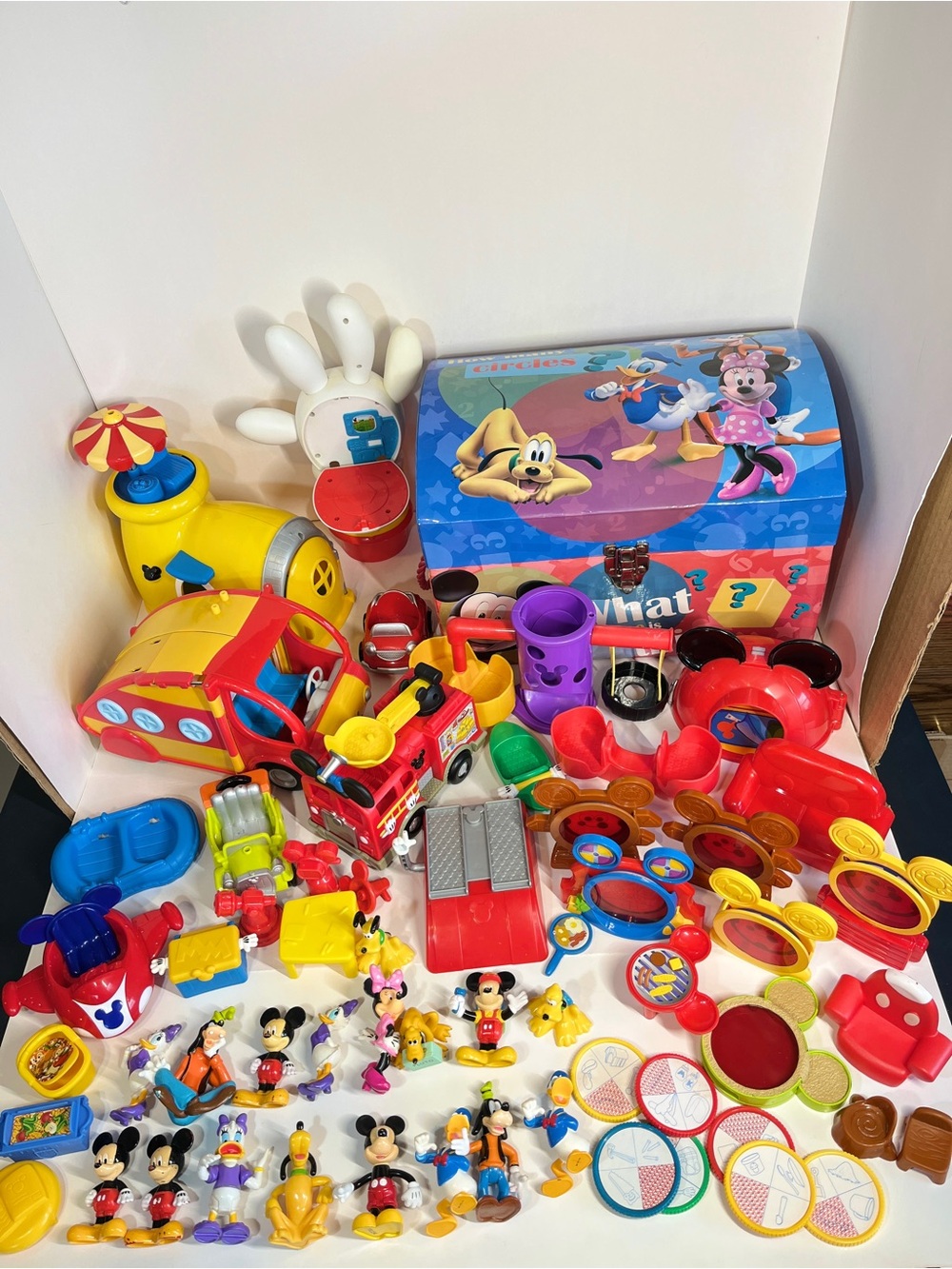 HUGE Mickey Mouse Clubhouse Playset Multiple Set Lot With Toy Chest Figures RV
